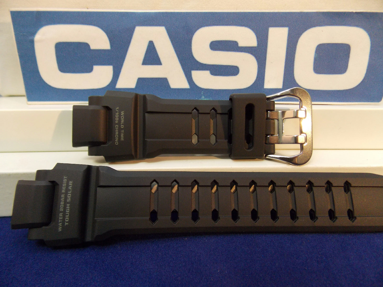 Casio watchband G-1400 Blk Resin G 