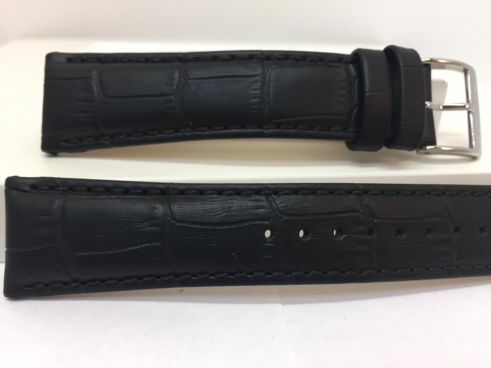 Seiko Watchband SNE491. LOGP H 21. Original 21mm Black Leather . Origi –  WristWatcher