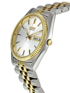 Seiko SGF204 Traditional Mens Two Tone Day Date Water Resist w/Lumines –  WristWatcher