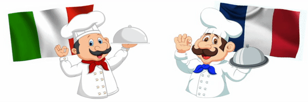  Chef Italien et chef Français