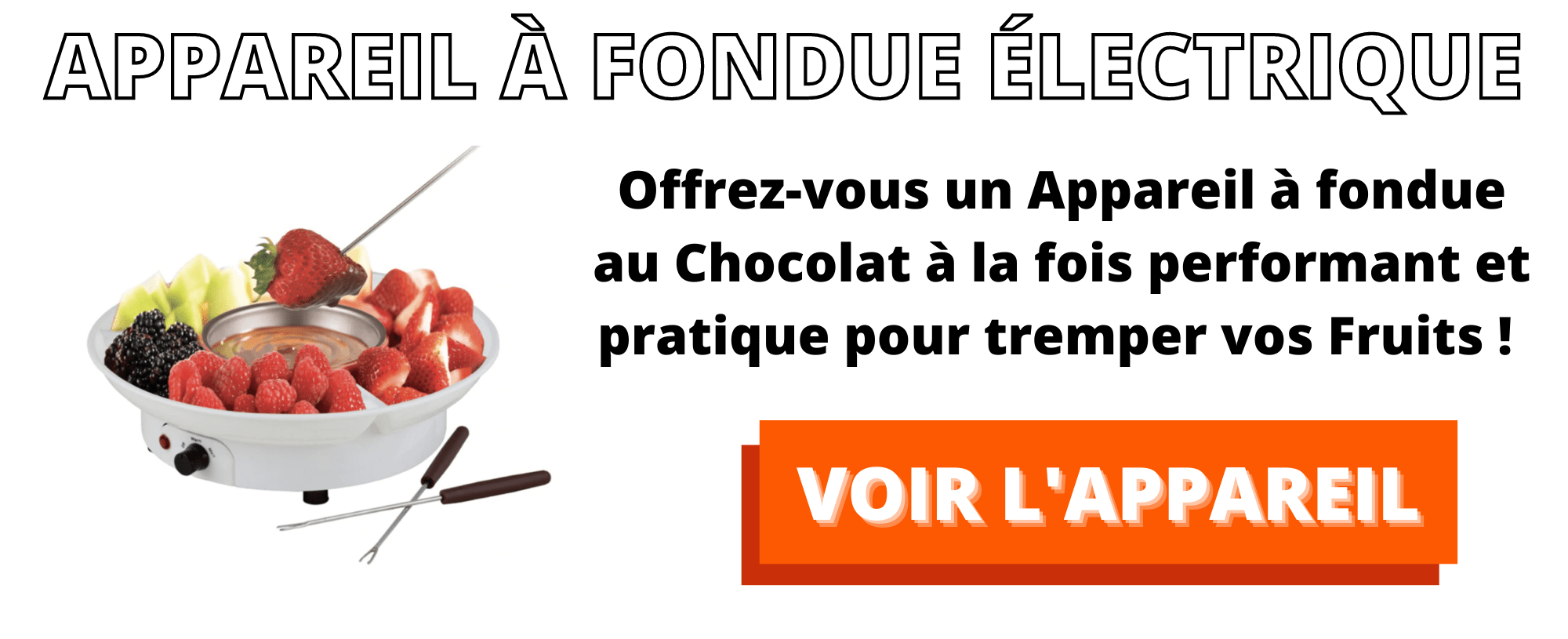 appareil fondue chocolat électrique