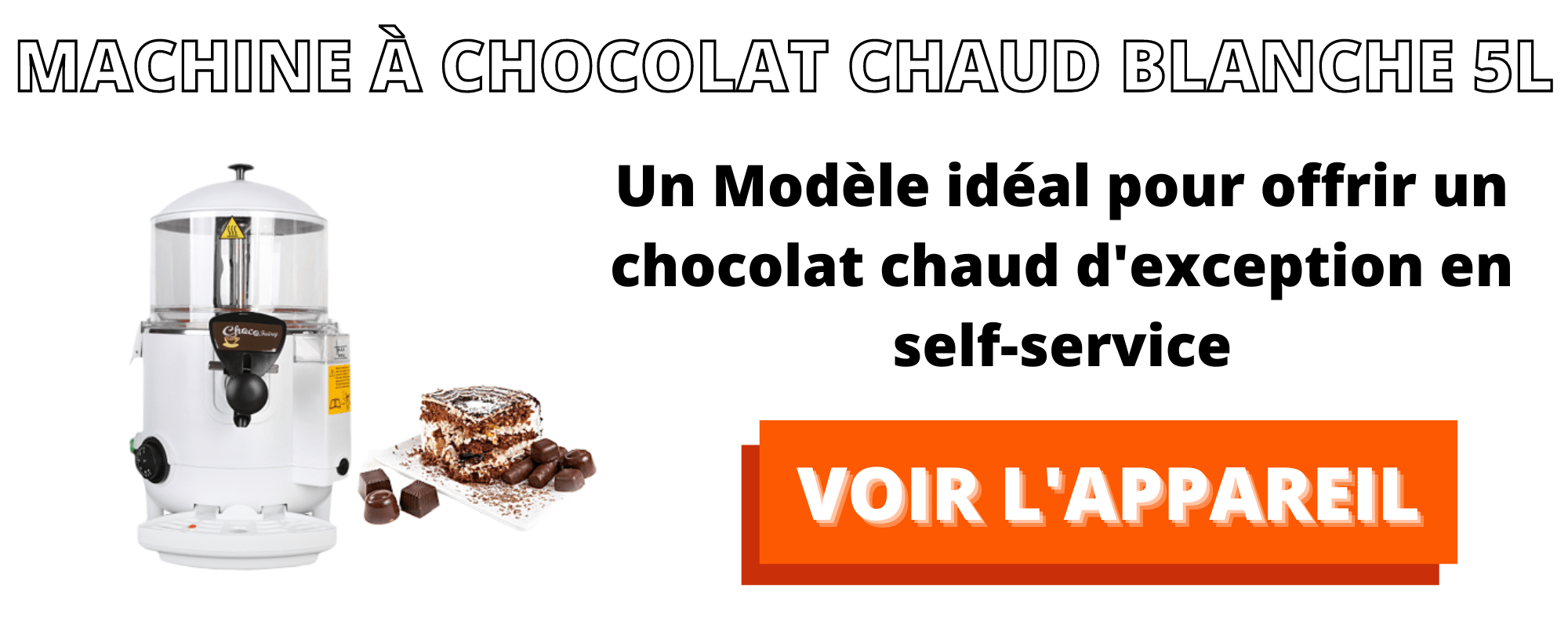 Machine À Chocolat Chaud Commerciale, Chauffe-distributeur De
