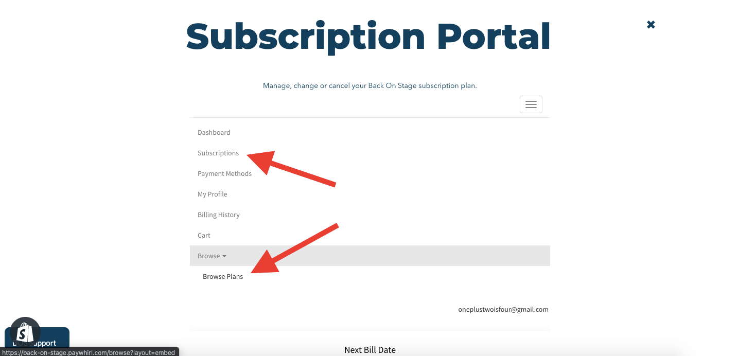 Browse BOS payment plan