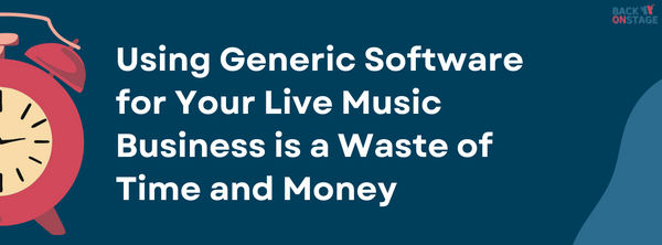 software for live music business