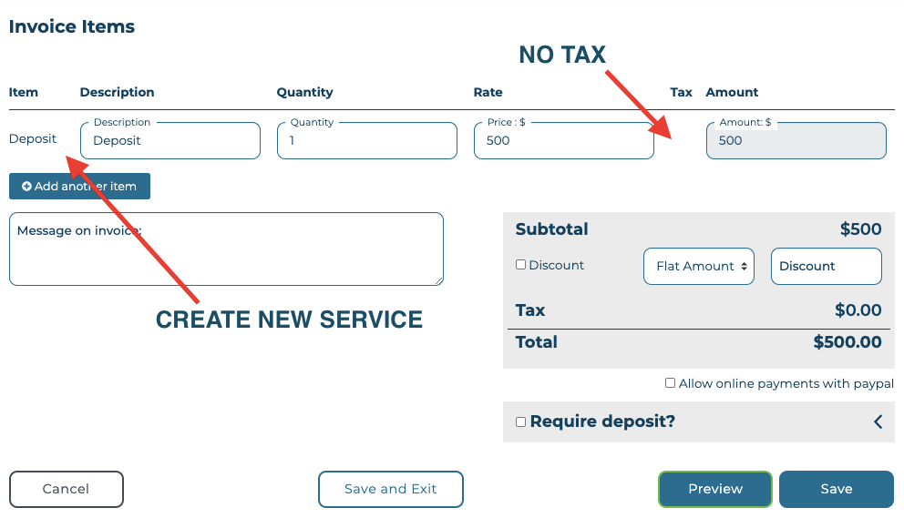 no tax service