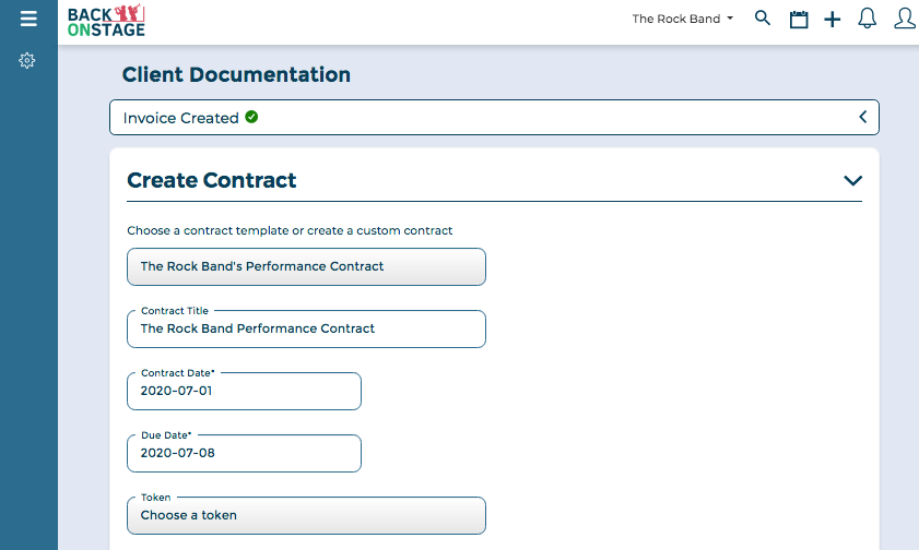 automatic performance contract example