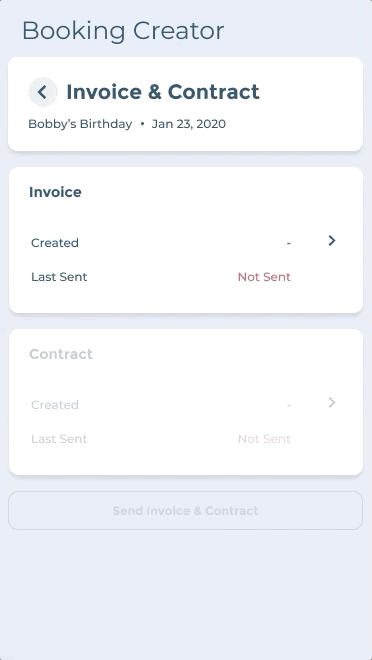 contract and invoice creator