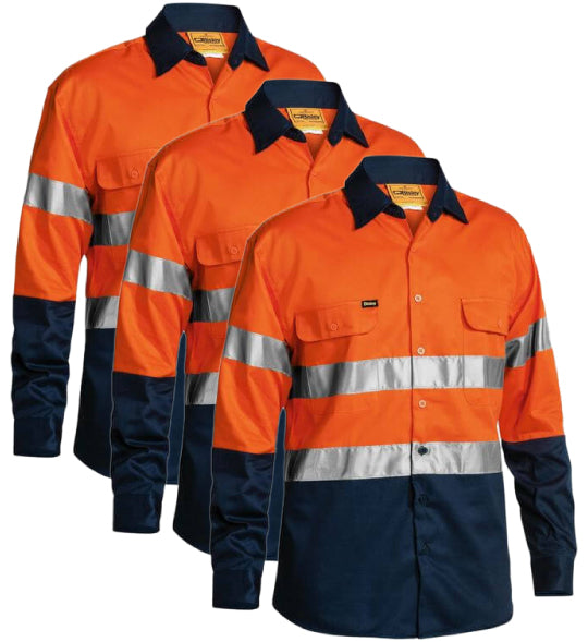 orange reflective work shirts