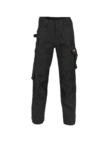 black tactical pants with knee pads