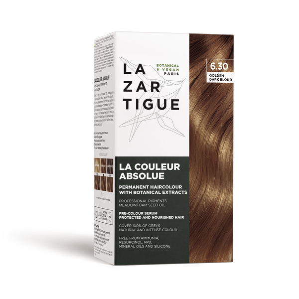COULEUR ABSOLUE 6.30 DARK BLOND (Permanent haircolor with bo Lazartigue USA