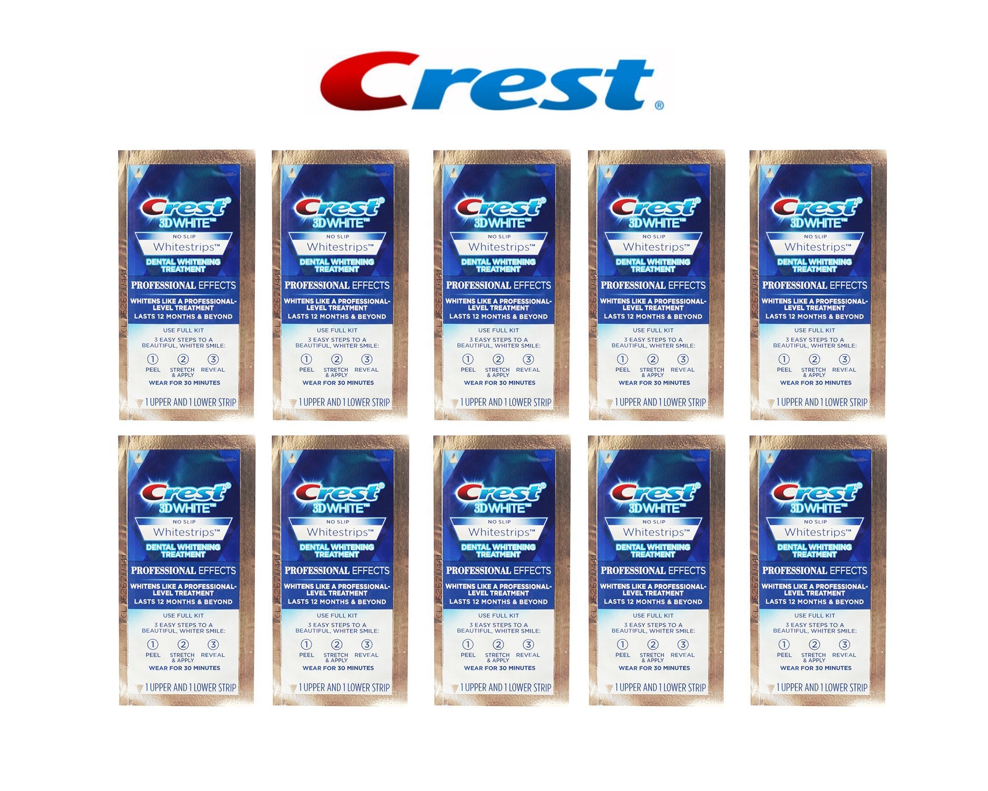 Crest 3D Whitestrips Professional Effects - Teeth ...