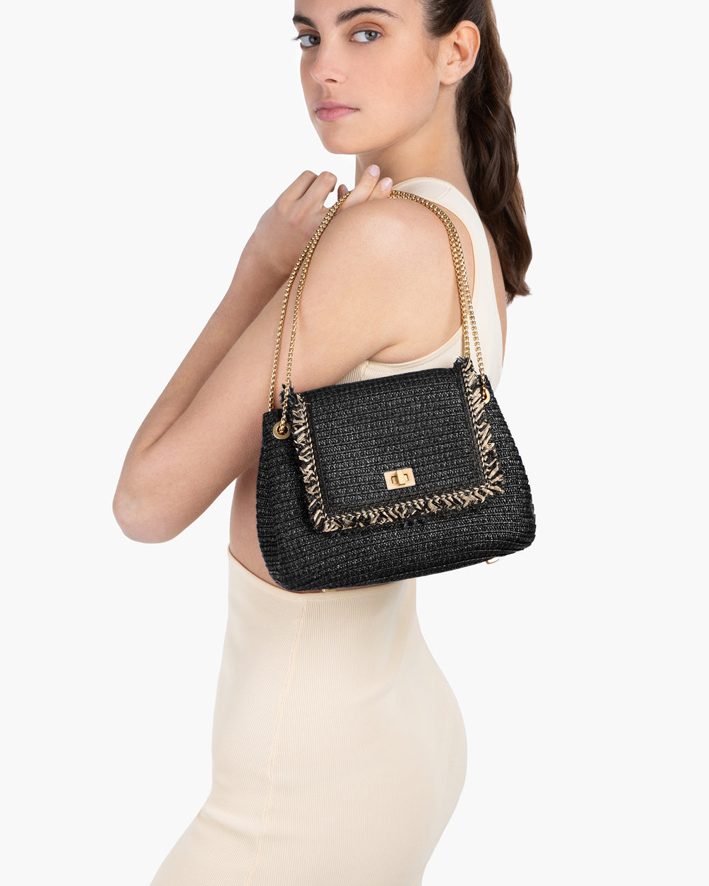 Ms. Perfect Shoulder Straw Bag｜Women's Handbag｜Eric Javits | Eric Javits