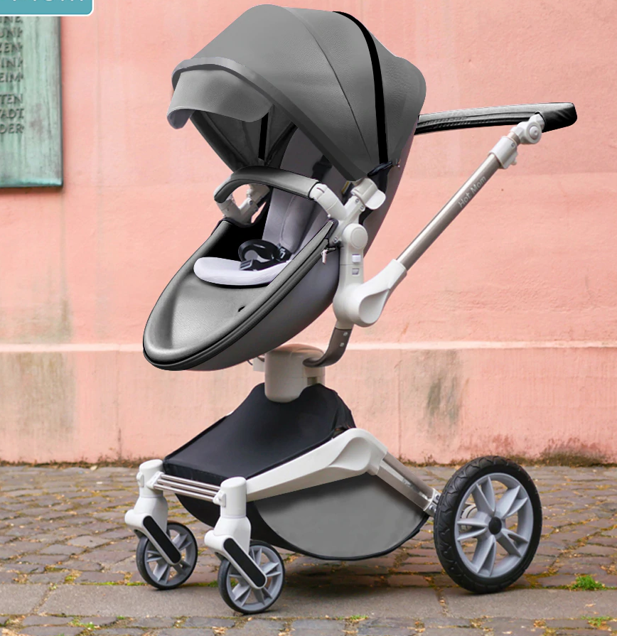 baby stroller 360 rotation function