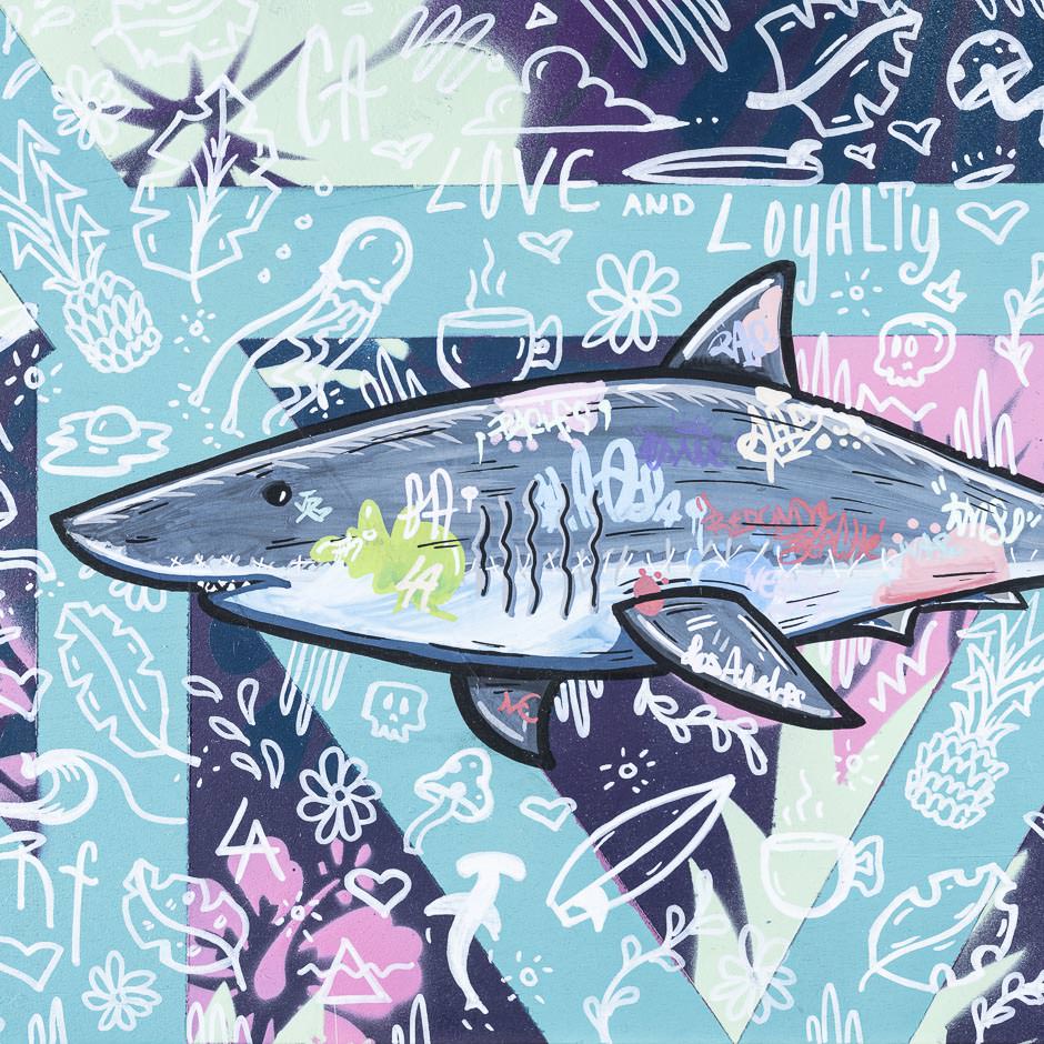 Graffiti – Sharks – Pacific Coast Gallery