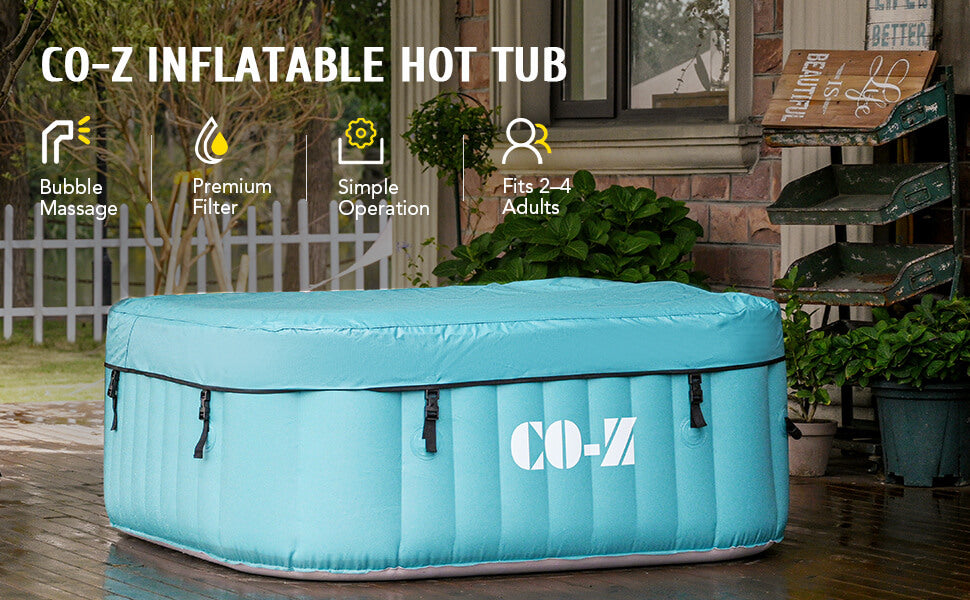 4 Person Blow Up Portable Hot Tub