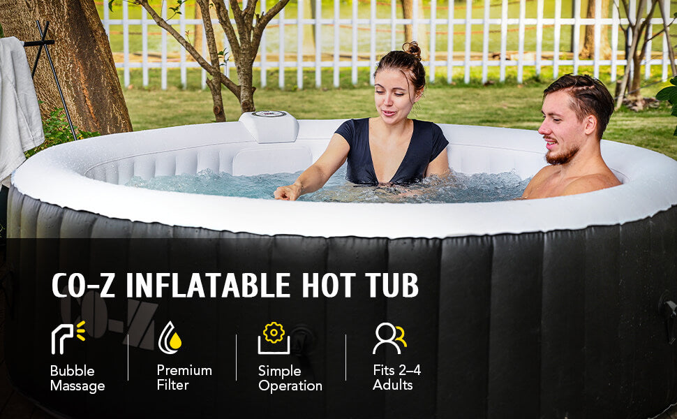 Round 4-Person Inflatable Hot Tub