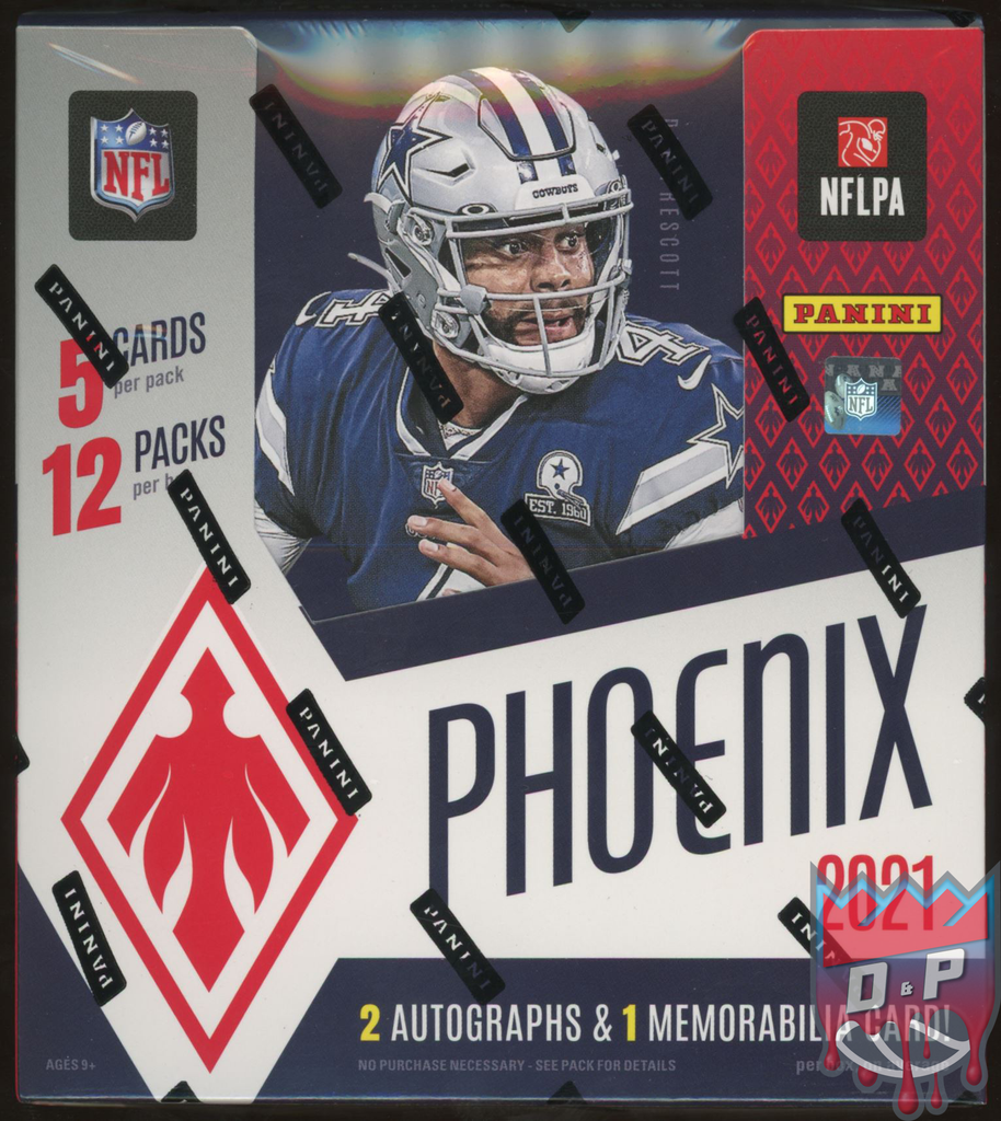 2021 Panini Phoenix Football Hobby Box D&P Sports Cards