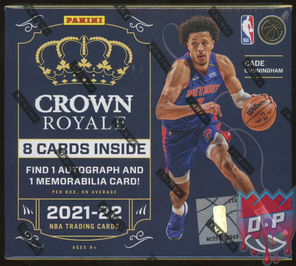 202122 Panini Crown Royale Basketball Hobby Box Dandp Sports Cards 