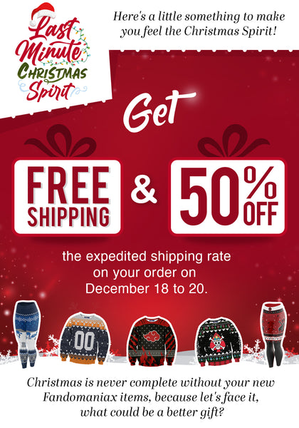 HOLIDAY PROMOTIONS – Fandomaniax-Store