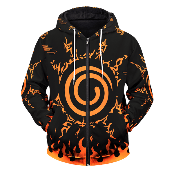 Kurama Unisex Zipped Hoodie – Fandomaniax-Store