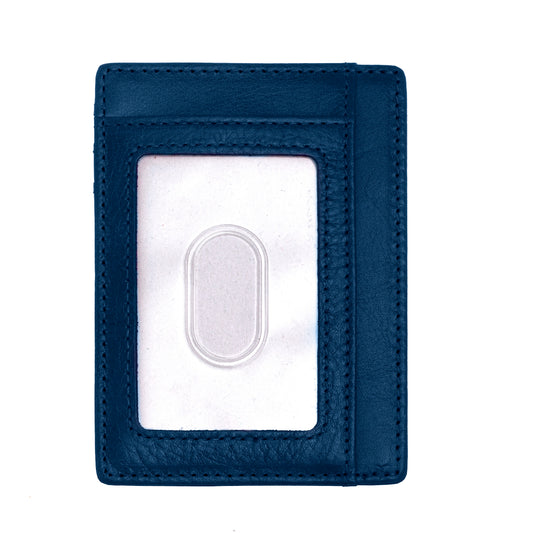  BREED Locke Genuine Leather Bi-Fold Wallet - Navy : Clothing,  Shoes & Jewelry