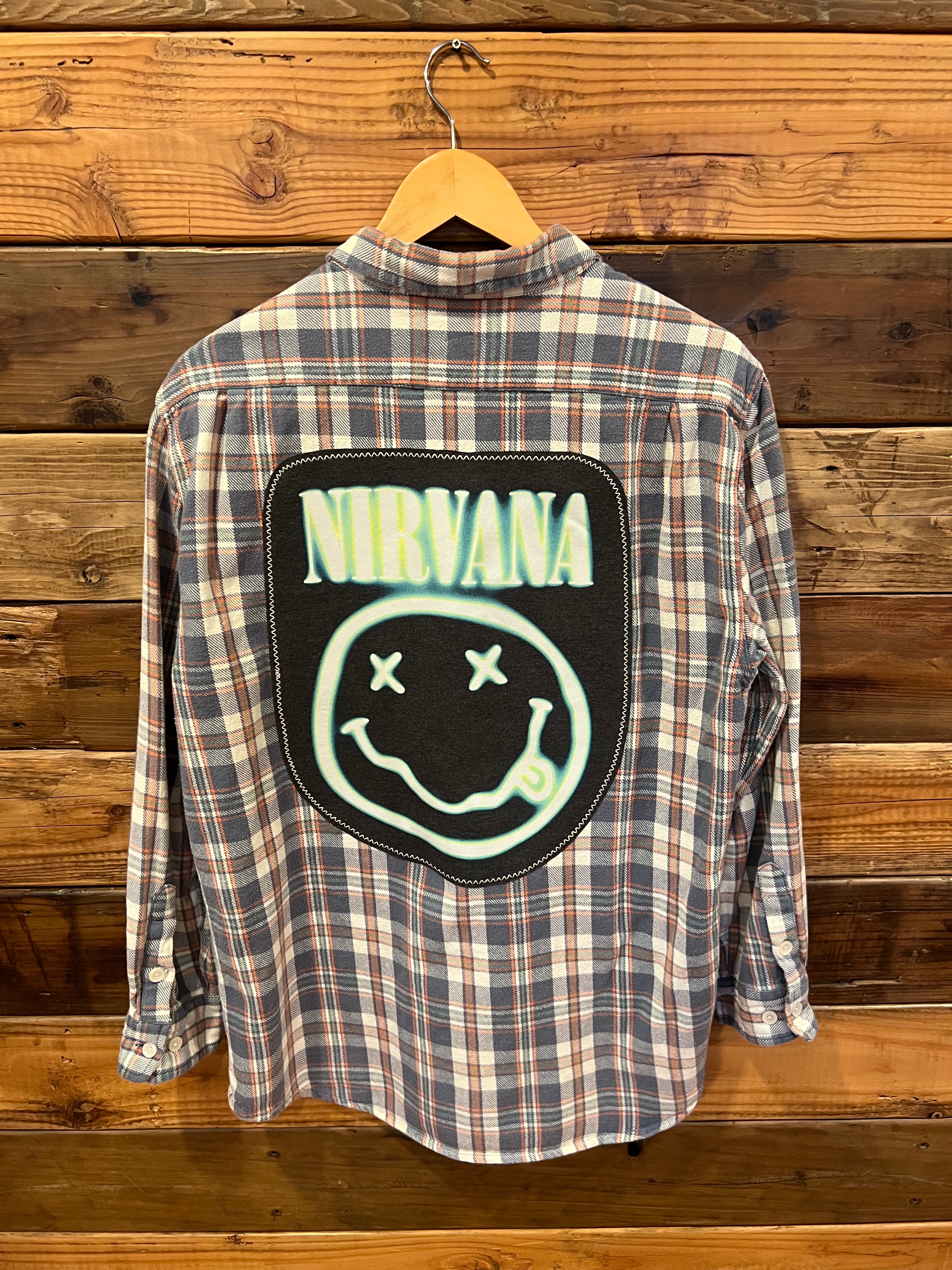 Nirvana one of a kind The Normal Brand premium MadAndie custom flannel