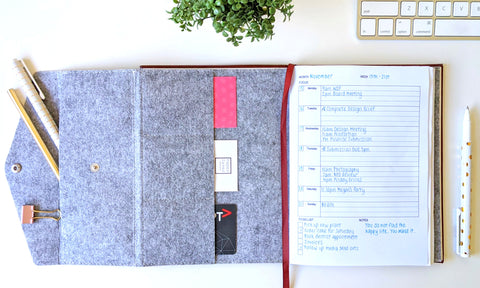 The Paper Saver Reusable Notebook and Organiser help you write on your reused paper while also helping you stay organised by keeping all your work and stationery essentials together in one place
