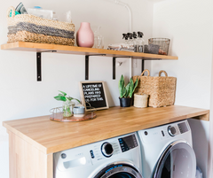 Washing clothes in cold water can make your home more sustainable by using less energy.