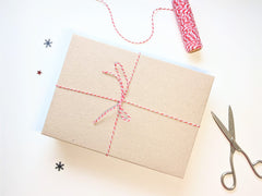 Have a waste free Christmas by repurposing your delivery boxes from online shopping and upcycle them with your personal eco-friendly touch.