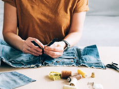 Maintain and mend your clothes to reduce waste for sustainable clothing