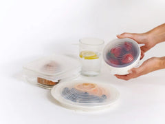 Reusable silicone food covers are the eco-friendly alternative and solution to single-use cling wraps