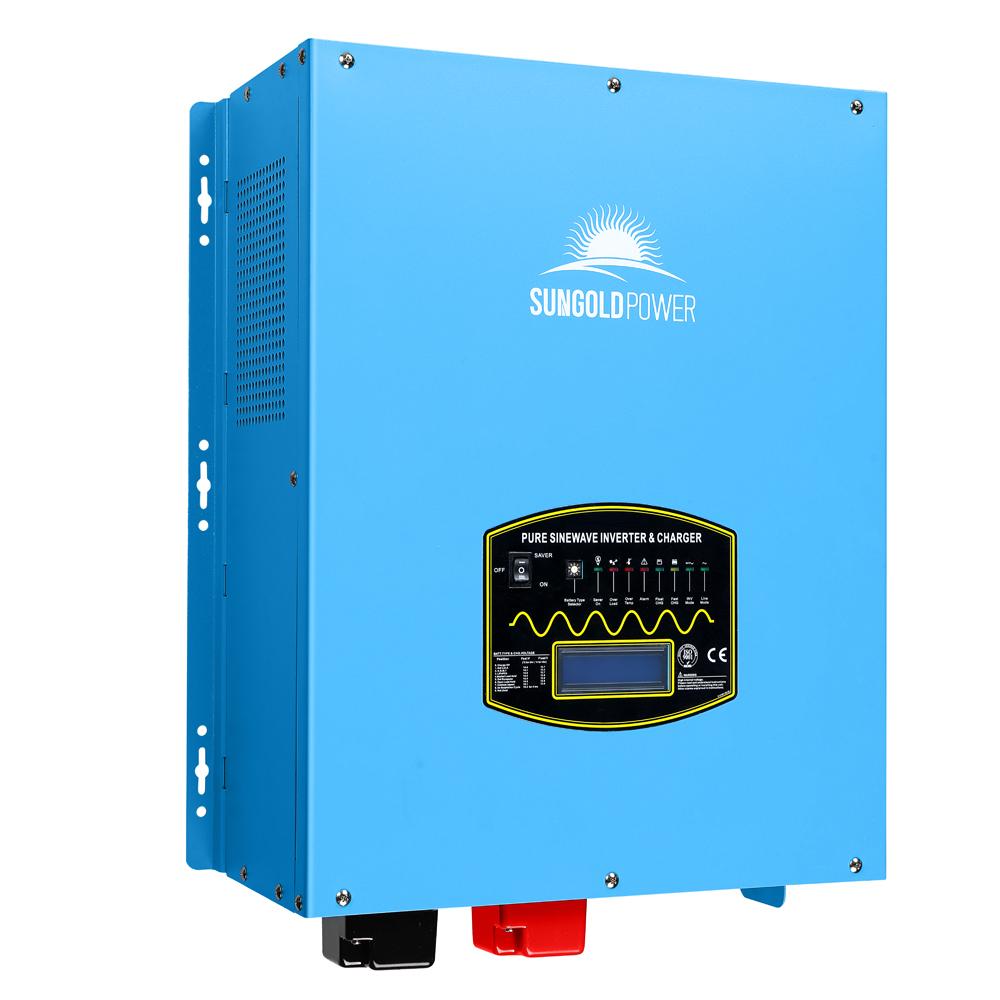 6000W 24V Split Phase Pure Sine Wave Solar Inverter Charger - SunGoldPower