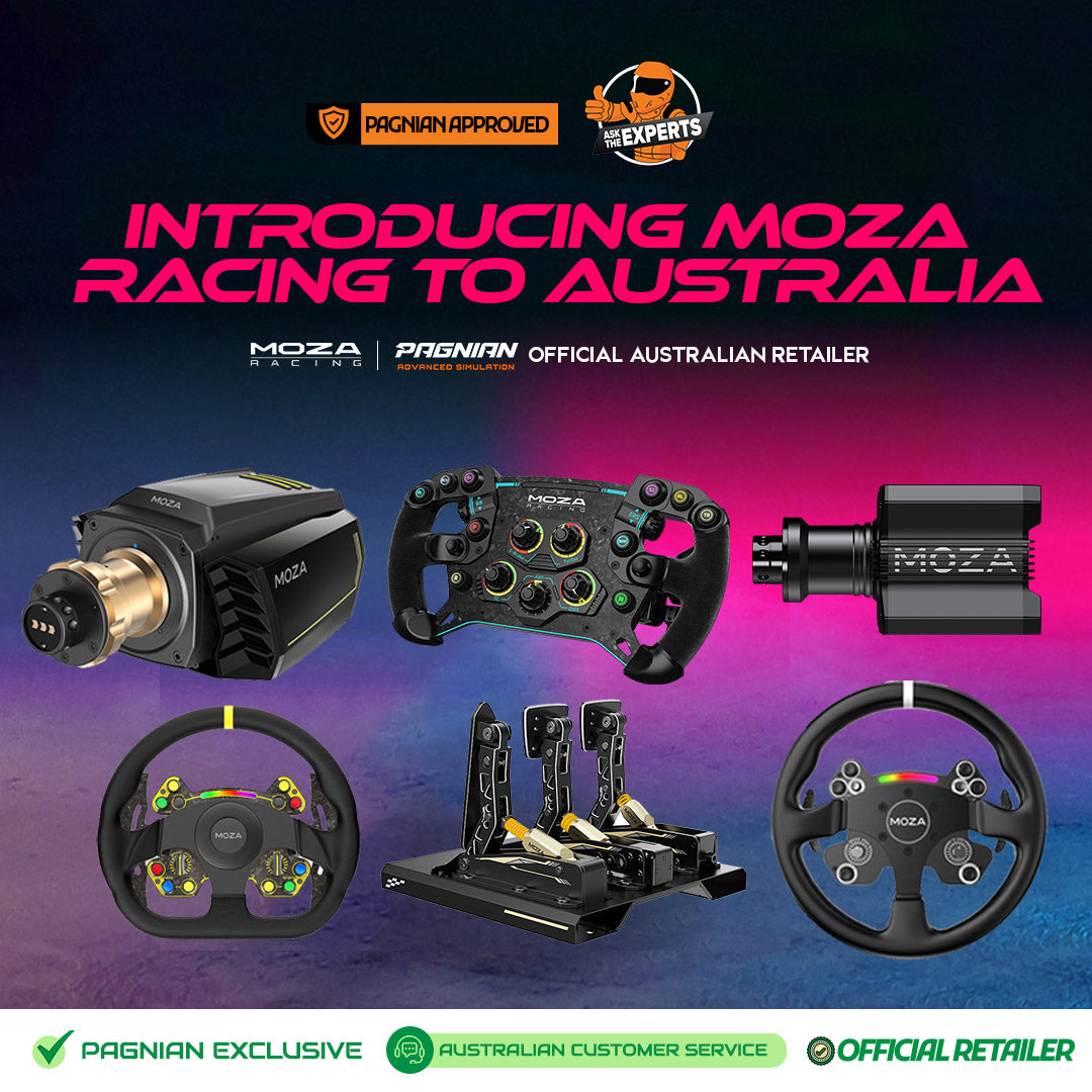 We're excited to be introducing the Moza Racing range of products to t –  Pagnian Advanced Simulation