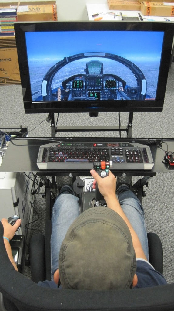 saitek flight simulator