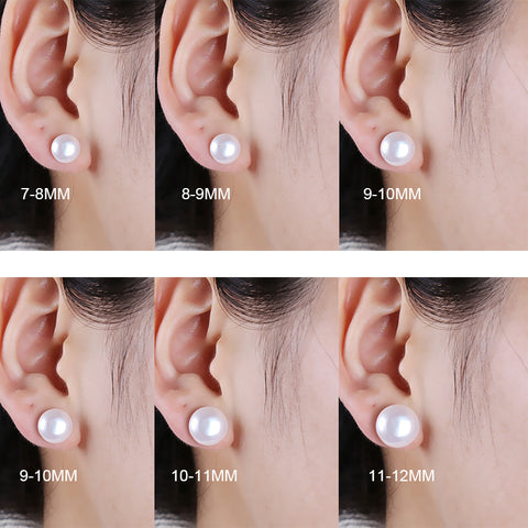 Pearl Earrings Size