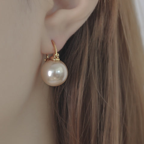 elegant pearl earrings