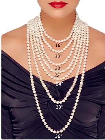 Pearl Necklace Size