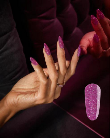 ombre sparkle nails, nail supply canada