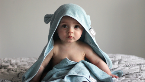 Wearable Baby Bath Towels