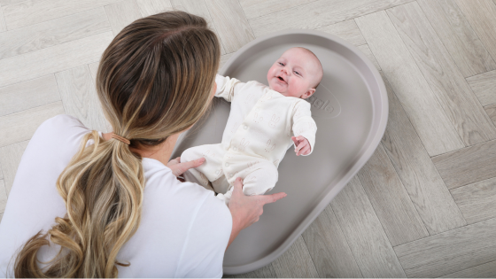 Taupe Squishy with mum and baby interacting