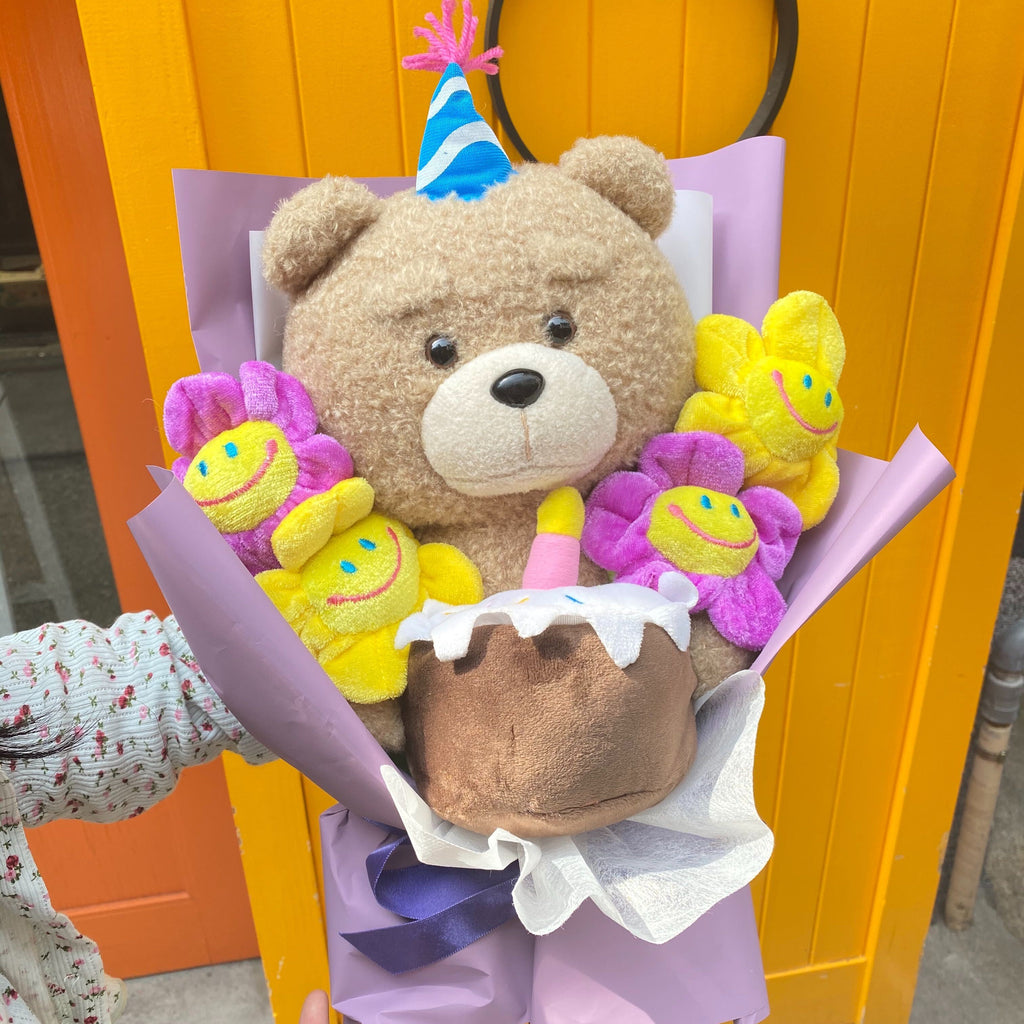 O Bijou 韓国で大人気 ぬいぐるみの花束 テッド花束 ケーキ 送料無料