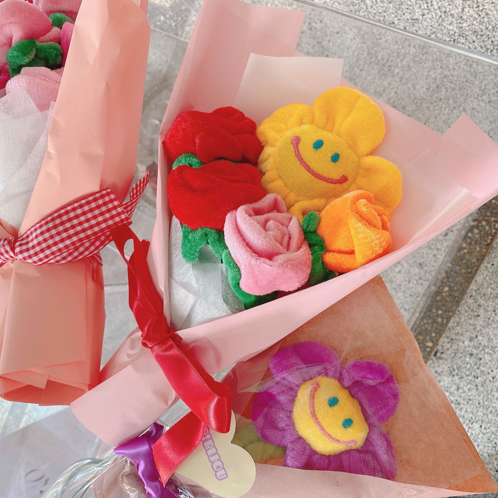 O Bijou 韓国で大人気 ぬいぐるみの花束 安くて可愛い スマイルフラワーの