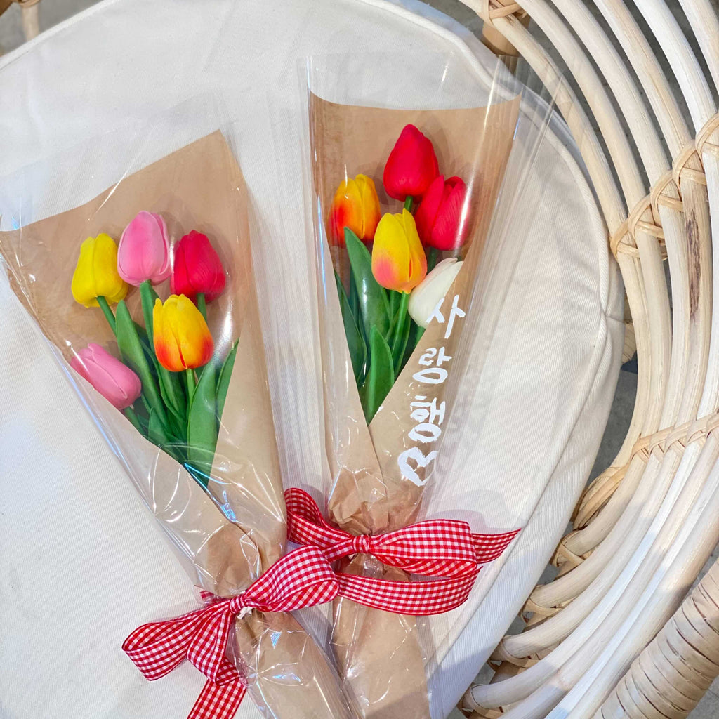 O Bijou 韓国で大人気 ぬいぐるみの花束 チューリップの花束