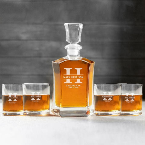 Personalized Decanter Sets