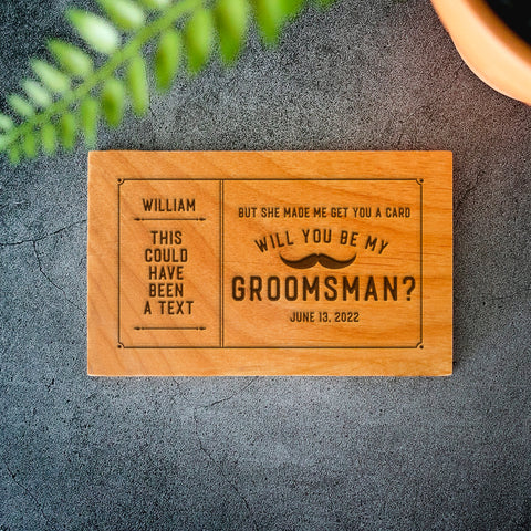 Groomsmen proposal cards