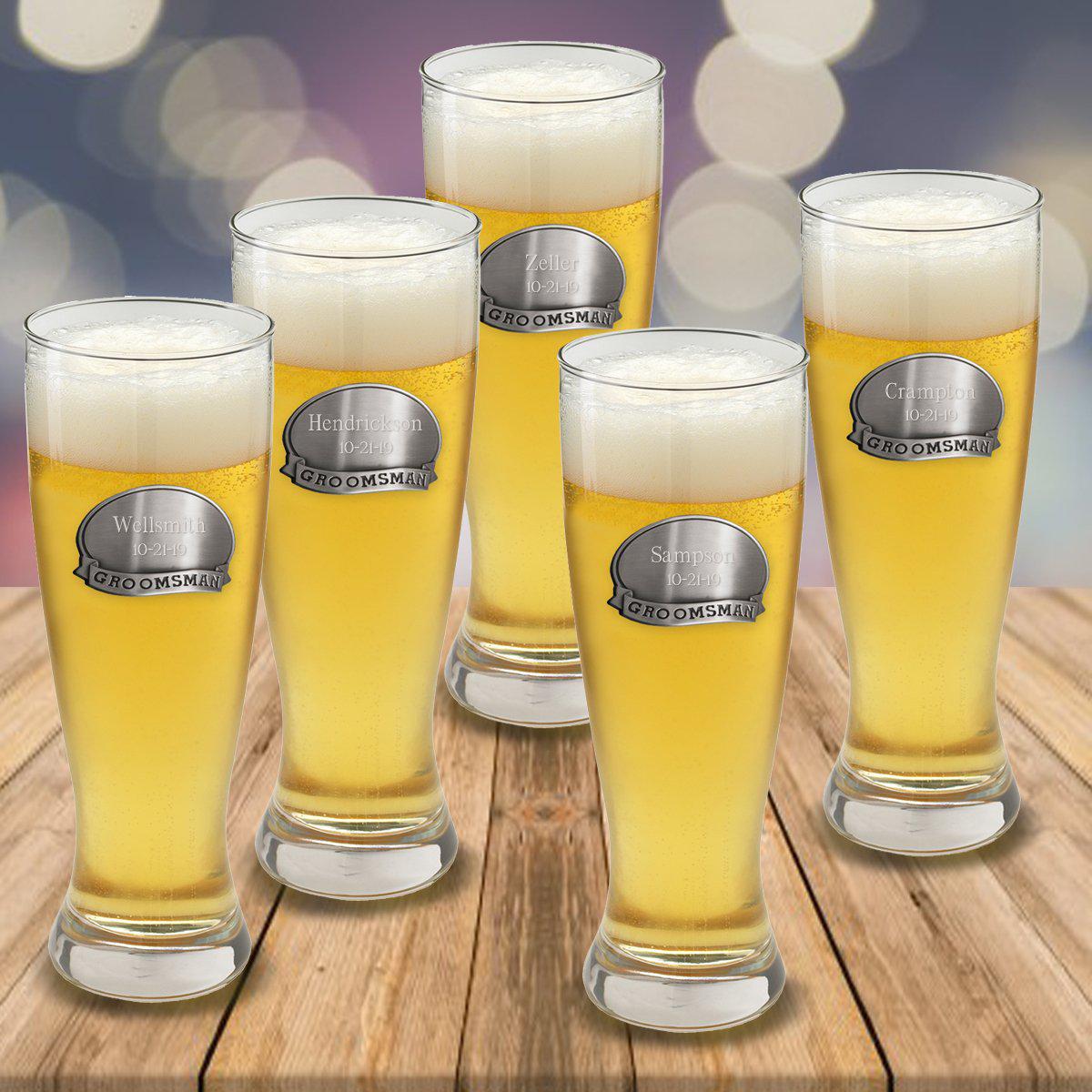 acrylic pilsner beer glasses