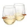 Personalized Bulletproof Wedding Wine Glasses - Set of 2