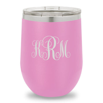 Monogram Customized, Engraved Wine Tumbler