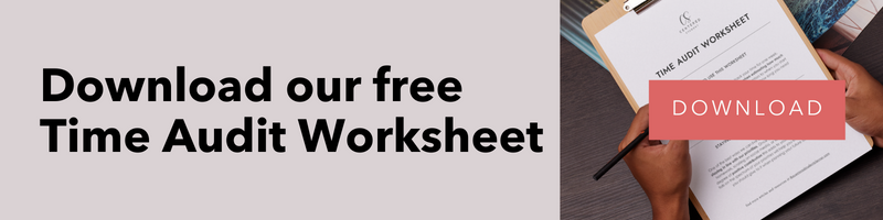 Download our free time audit worksheet