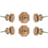 Kember Pink glass knobs set of six | Trinca Ferro
